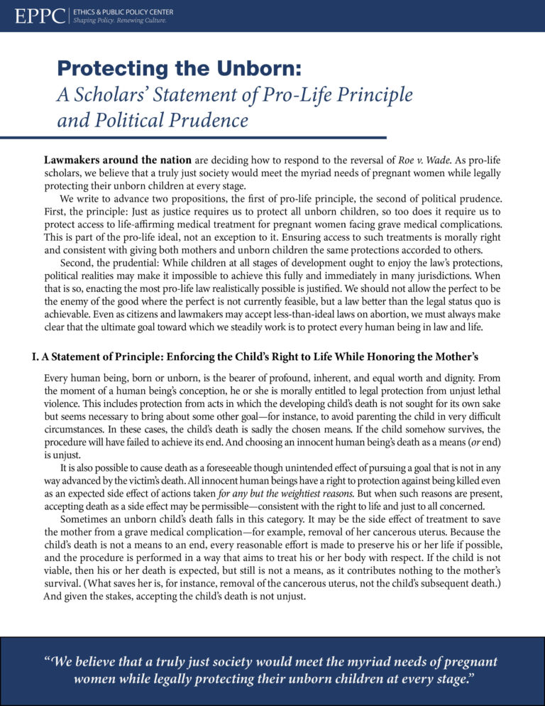 Ethics and public policy center eppc 